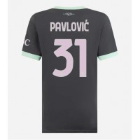 AC Milan Strahinja Pavlovic #31 Tredjeställ Dam 2024-25 Kortärmad